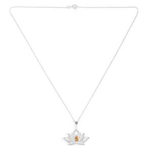 Collar con Colgante de Ópalo Etíope, Chapado en Rodio, Plata de Ley, Joyería Espiritual para Mujer, Venta al Por Mayor - Product Image 2