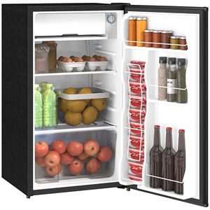 Carrello da cucina a isola in legno bianco con spezie e portasciugamani per frigoriferi compatti inclusi - Product Image 1