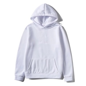เสื้อฮู้ดผู้ชายสีดำ ทรงปกติ สีพื้น ผ้าฝ้าย 100% เฟรนช์เทอร์รี่ สวมใส่สบายๆ สำหรับฤดูใบไม้ร่วง มีกระเป๋า - Product Image 2