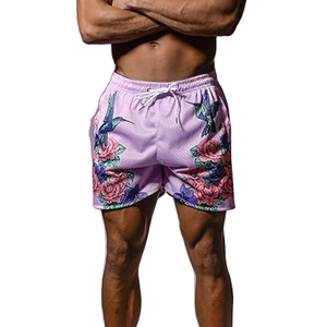 Shorts en maille pour hommes de haute qualité professionnels, design personnalisé, séchage rapide, tendance, 100% polyester, motif de crâne gravé au laser, personnalisé - Product Image 3