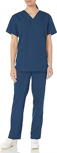 Low Price Polyester Cotton Breathable Fabric Hospital Nursing <b>Scrub</b> <b>Set</b> Ready for Ship Uniform Multi Cargo <b>Scrub</b> Pants in Stock - Product Image 4