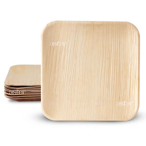 En kaliteli tek kullanımlık kare Areca palmiye yaprağı plaka çevre dostu ev partisi aksesuar fiyat stoklu kahve çay araçları hindistan - Product Image 3