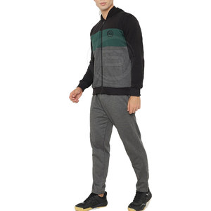 Survêtements d'hiver pour hommes en coton 100% uni, à capuche, de haute qualité, avec design 2-en-1, personnalisables, marque privée du fabricant - Product Image 4
