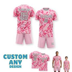 Uniforme de Fútbol Personalizado de Alta Calidad, Conjunto de Camiseta y Pantalones Cortos, Transpirable, de Secado Rápido, Kit de Equipo de Fútbol, Proveedor de Ropa Deportiva OEM - Product Image 2