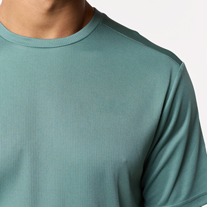 Camiseta Deportiva de Malla para Hombre, con Logotipo Personalizado, para Gimnasio, Fitness, Corte Ajustado, Secado Rápido, Verano, Moda Casual - Product Image 5