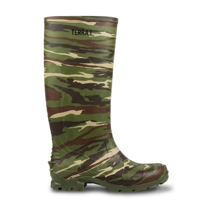Bota de Combate AP Boot Terra 1, Media Caña, Camuflaje, Diseño con Patrón de Hojas, Parte Superior de PVC Impermeable, Entresuela de EVA, Suela de Goma, Unisex - Product Image 5