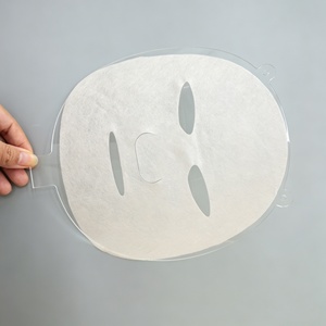 <span class=keywords><strong>Masque</strong></span> facial en tissu non tissé biodégradable teinté aux pigments végétaux Y181, substrat en fibre végétale de cerisier, norme coréenne, feuille sèche - Product Image 2
