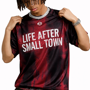 Camiseta Deportiva de Fútbol Americano Sublimada Personalizada al por Mayor, de Secado Rápido, de Poliéster, para Hombre, Etiqueta Privada OEM, Venta al por Mayor - Product Image 1