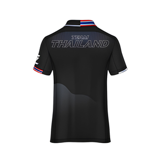 Camiseta Deportiva Clásica de Fútbol, Uniforme de Fútbol Transpirable para Hombre, Manga Corta, Cuello en V, Botones al Frente, Cuello Alto, Poliéster - Product Image 2