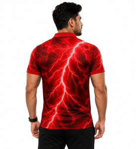 Polo Eléctrico Personalizado OEM para Hombre, Polo de Golf Sublimado de Alto Rendimiento, Ropa Deportiva Transpirable de Secado Rápido, Jersey de Equipo - Product Image 4