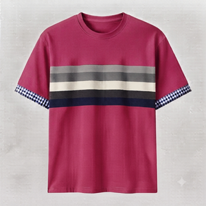Nouveauté, t-shirt pour homme à manches courtes, col rond, en coton pur, coupe ample, formel, prix de gros personnalisé, prix bas, séchage rapide - Product Image 1