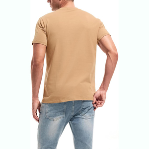 เสื้อยืดคอตตอน 100% สวมใส่สบาย เนื้อผ้านุ่ม สไตล์ลำลอง ระบายอากาศได้ดี เหมาะสำหรับฤดูร้อน เสื้อยืดผู้ชายรุ่นใหม่ล่าสุด - Product Image 3