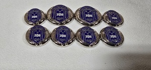 Wholesale High-quality Customize ZETA PHI BETA Sorority Custom <b>Buttons</b> for blazers in Silver color 8 <b>Buttons</b> - Product Image 6