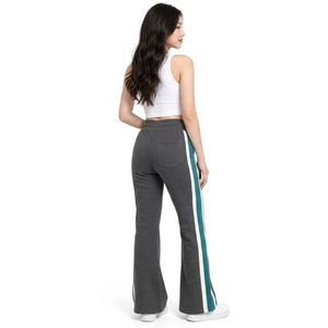 Pantalones Deportivos de Verano para Mujer, Corte Regular, 100% Algodón, Transpirables, de Secado Rápido, Ecológicos, OEM, Personalizables con Logotipo, Frente Plano - Product Image 2
