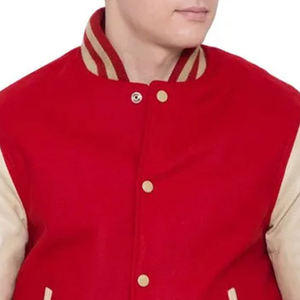 เสื้อแจ็คเก็ตวาร์ซิตี้ผู้ชายแบบสั่งทำพิเศษ สำหรับฤดูใบไม้ร่วงและฤดูหนาว  ปักลายโลโก้ M  ทรงเข้ารูป  ผ้าคอตตอนผสม  สไตล์ Letterman  เสื้อเบสบอลแนวสตรีทแวร์  รับผลิตแบบ OEM - Product Image 6
