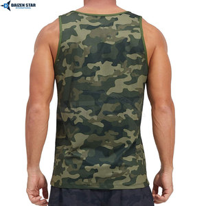 Mens Bodybuilding Tank Top Sleeveless Gym Wear Cotton Fitness Muscle Shirt OEM - Product Image 3