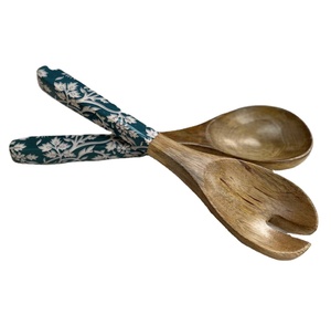 ช้อนตักเสิร์ฟไม้อะคาเซียช้อนเสิร์ฟไม้เรซินและไม้อเนกประสงค์ - Product Image 1