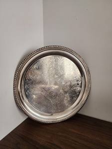 Assiette de présentation dorée brossée, vaisselle haut de gamme pour la décoration de tables de mariage et de banquets d'hôtel - Product Image 4