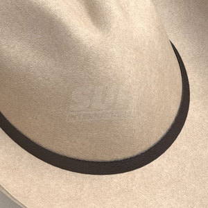 Chapeaux de cowboy en cuir de haute qualité pour adultes, design de logo personnalisé, ajustables, quatre saisons, vente en gros en ligne - Product Image 6