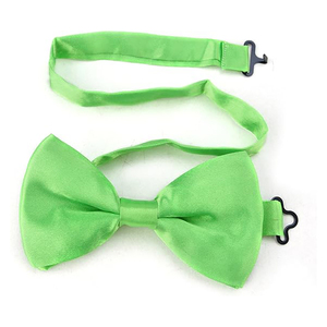 Nœud Papillon Vert Uni Pré-Noué en Polyester pour Tenue Formelle – Accessoire Masculin Durable, Ajustable, Fait Main, Personnalisable – Cadeau de Mariage ou de Smoking - Product Image 3