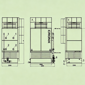 Torre di Raffreddamento ad Acqua a Circuito Chiuso Certificata <span class=keywords><strong>CTI</strong></span>, 100% Capacità, Economica, per Forni di Fonderia, Chiller - Product Image 5