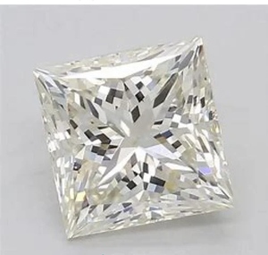 Diamant de laboratoire certifié IGI, taille princesse, couleur blanche, clarté VS1, excellente taille, pierre libre pour la fabrication de bijoux - Product Image 1