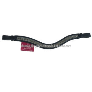 Logotipo personalizado elegante caballo Browbands alta calidad caballo cuero elegante ceja banda para montar a caballo ecuestre - Product Image 3