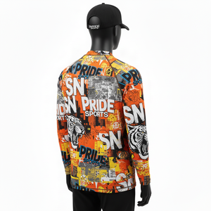 Rashguard MMA unisexe sur mesure de haute qualité, design par sublimation, manches longues, respirant, séchage rapide, logo personnalisé - Product Image 4