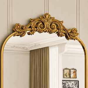 Luxury <b>Gold</b> Arched Wall <b>Mirror</b> Ornate Baroque Frame Decorative Home Decor <b>Mirror</b> For Living Room Wall Styling - Product Image 4