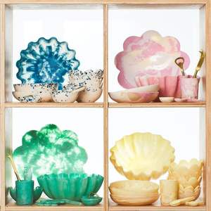 Handmade Multi-Colour Resin Carved Serving Bowl Top Ring Eco-Friendly Indian Crafted Modern Luxury Decorative Bowl for <b>Party</b> - Product Image 4