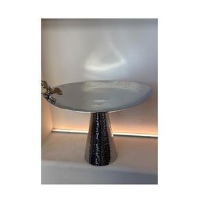 Bol à dattes en métal fait main indien, bol décoratif de luxe pour dattes, centre de table pour fête de l'Aïd, maison, hôtel, restaurant, dîner - Product Image 5