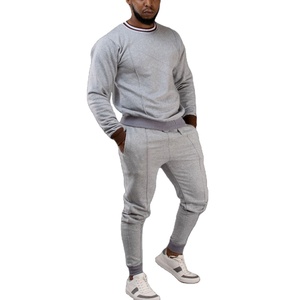 Jersey personalizado de alta calidad para hombre en blanco, sudor con bolsillo, conjunto de Chándales, trajes para correr en blanco, chándal para hombre - Product Image 1