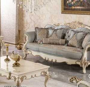 French Traditional Hand Curved Royal Classic <b>Sofa</b> Set Furniture <b>Antique</b> <b>Sofa</b> set Fiber Upholstered For Home Villa Wedding Use - Product Image 1