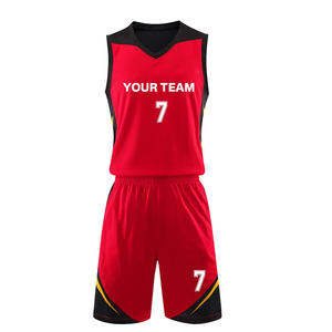 Conjunto de camiseta y pantalones cortos de baloncesto de alta calidad con nuevo diseño, uniforme de baloncesto sin mangas personalizado para deportes al aire libre - Product Image 2