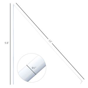 Palo/Tubo <span class=keywords><strong>per</strong></span> Tenda Parasole da Esterno, Durevole ed Esteticamente Gradevole - Product Image 3