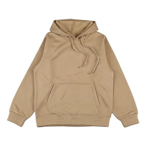 <b>Men's</b> Solid <b>Burgundy</b> Embroidered Hooded Sweatshirt Regular Fit Cotton French Terry Casual Pullover with Front Pocket Winter Wear - Product Image 2