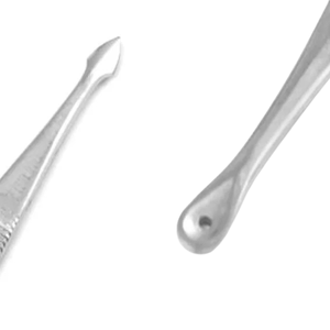 Extracteur de points noirs en acier inoxydable double extrémité pour l'élimination de l'acné et des boutons – Outil de soin de la peau - Product Image 6