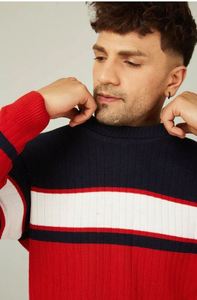 Suéteres de punto de invierno para hombre de primera calidad, suéteres a rayas de moda para hombre, a precio de mayoreo por fabricante. - Product Image 2