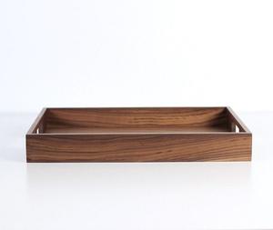 Plateau de service en bois personnalisable au design moderne extra large pour transporter plusieurs plats, boissons, collations, desserts, réunions de famille - Product Image 4