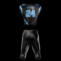 Maillot de football américain en mesh pour homme, broderie personnalisée, numéros de toutes les équipes, vente chaude