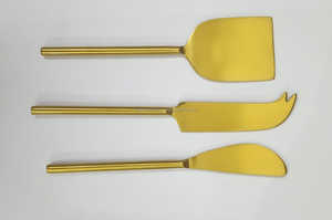 Serveur de gâteau en acier inoxydable plaqué or, couteau à gâteau fait main d'excellente qualité, serveur de gâteau en métal classique et élégant en gros - Product Image 6