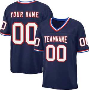 Maillots de football américain personnalisés, prix usine, nouveaux designs, brodés / Maillot de football avec logo personnalisé pour club d'entraînement - Product Image 6