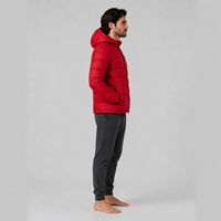 Veste d'hiver légère et chaude pour homme, style streetwear, matelassée, doublée, résistante à l'eau, entièrement rembourrée, avec capuche