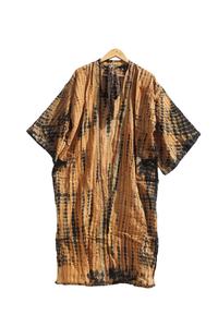 Nouvel arrivage de Robe Kimono tie-dye à la main Robe Kimono longue Robe Kimono Boho Usage quotidien Kimono pour femmes - Product Image 3