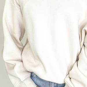 เสื้อสเวตเชิ้ตผ้าเฟรนช์เทอร์รี่สำหรับฤดูหนาว ทรงหลวมสำหรับผู้หญิง แขนเสื้อและชายเสื้อแบบริบ มีซับใน ใส่สบาย สไตล์ลำลอง สตรีทแวร์ เนื้อผ้านุ่ม อบอุ่น - Product Image 5