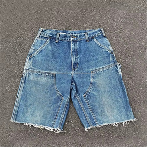 Shorts en jean personnalisés OEM du Pakistan pour hommes – Fournisseur – Design léger et extensible pour l'été et la mode streetwear - Product Image 1