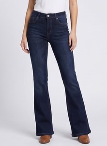 Women's Luxury Designer-Style <b>Boot</b> Cut Knee-Length Eco-Friendly Denim Jeans with Premium Cotton and High Quality Finish - Product Image 6