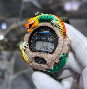 Reloj Mecánico Analógico de Lujo Shreeji Jewels VVS Moissanite de Alta Calidad con Alarma GPS, Resistente al Agua 3BAR, 42MM - Product Image 4
