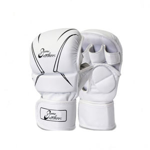 Guantes de MMA Marrón Oscuro Fabricados por Bana & Brothers - Product Image 3