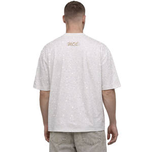 Camiseta Oversize de Algodón Pesado GSM con Pedrería para Hombre, Estilo Urbano, con Bordado de Logotipo Personalizado, Marca Privada, Venta al por Mayor - Product Image 2